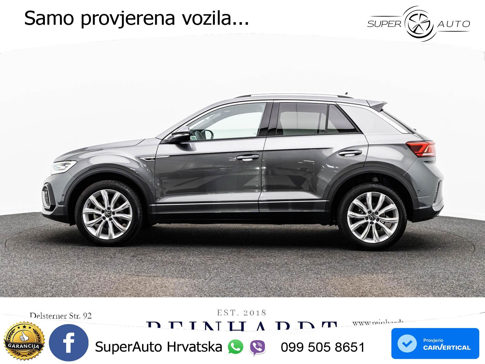 Volkswagen T-Roc 1.5 TSI (150 KS) DSG R-Line LED+GR SJED+ACC