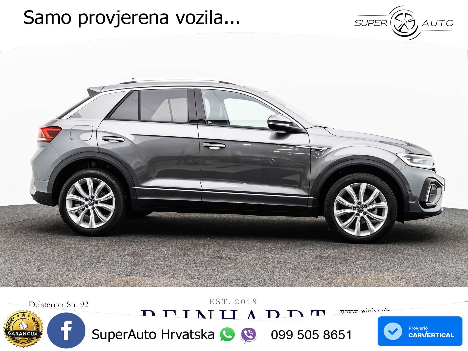 Volkswagen T-Roc 1.5 TSI (150 KS) DSG R-Line LED+GR SJED+ACC