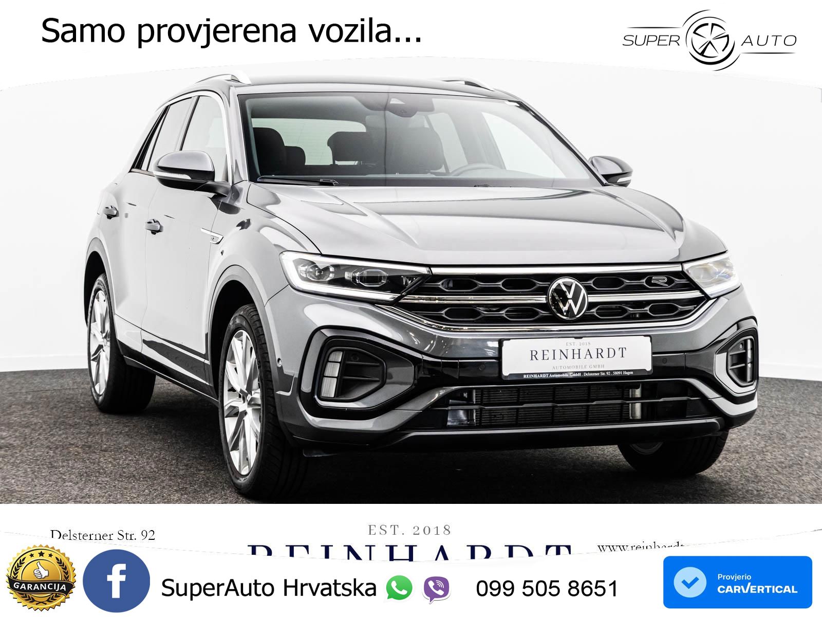 Volkswagen T-Roc 1.5 TSI (150 KS) DSG R-Line LED+GR SJED+ACC