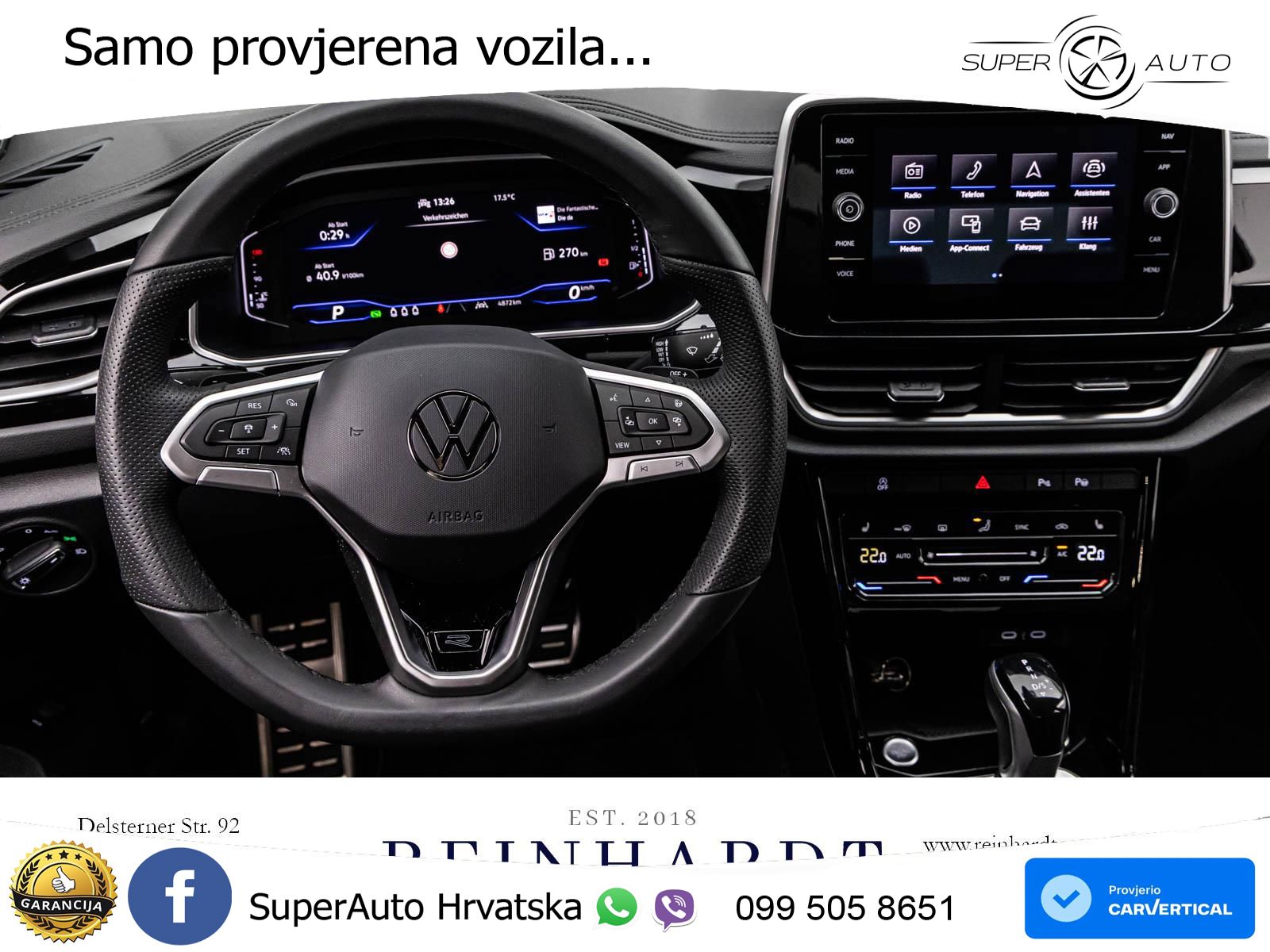 Volkswagen T-Roc 1.5 TSI (150 KS) DSG R-Line LED+GR SJED+ACC