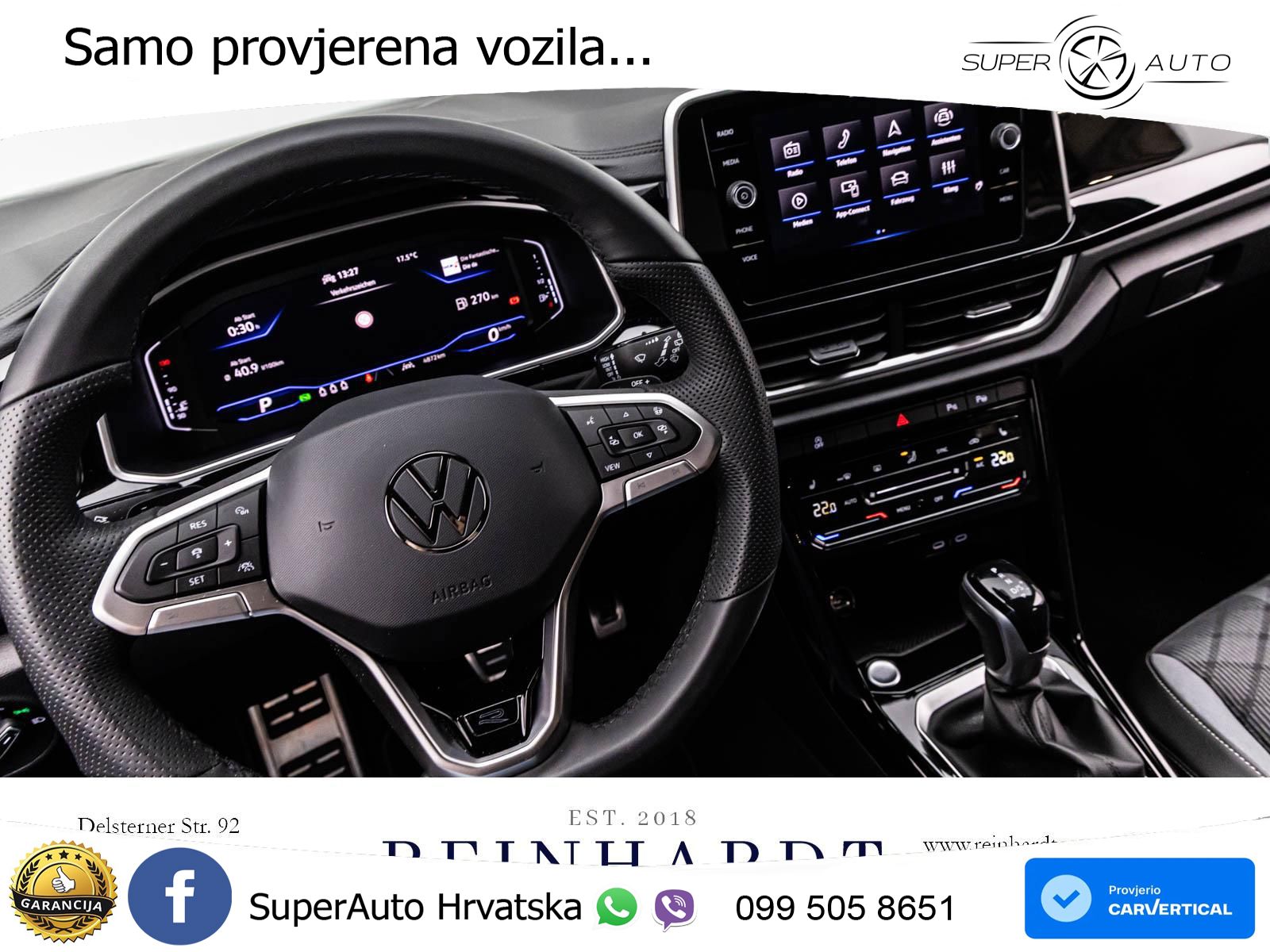 Volkswagen T-Roc 1.5 TSI (150 KS) DSG R-Line LED+GR SJED+ACC