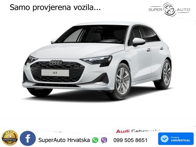 Audi A3 40 TFSIe (204 KS) S tronic LED+GR SJED+ACC