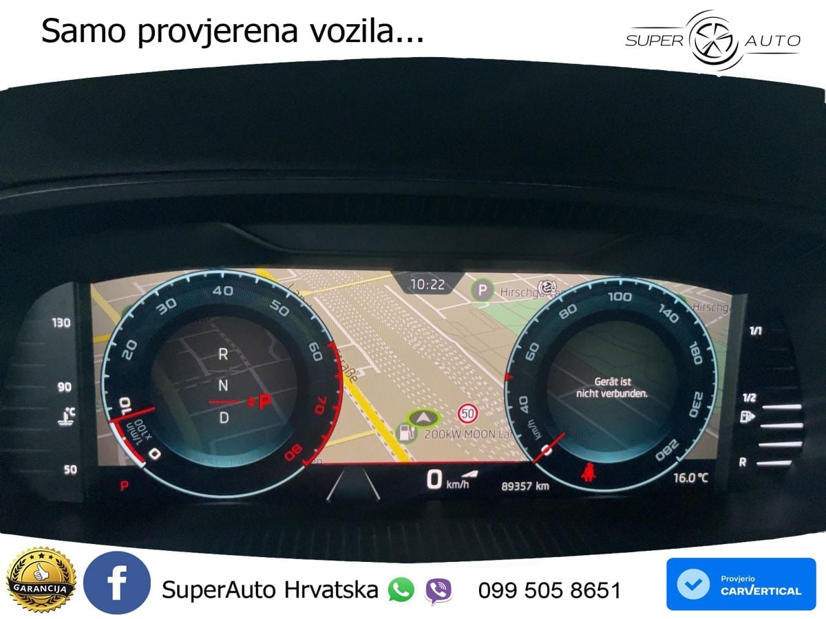 Škoda Octavia Combi RS 2.0 TSI (245 KS) DSG LED+GR SJED+ACC