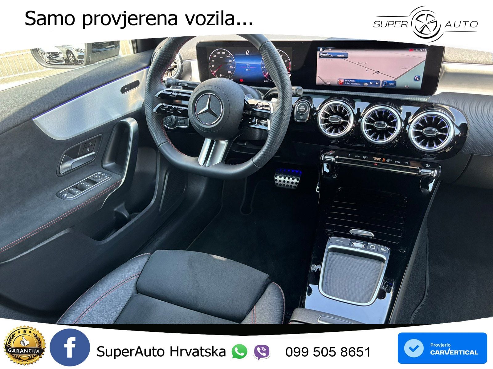Mercedes-Benz A 200 7G-DCT AMG LED+GR SJED+ACC