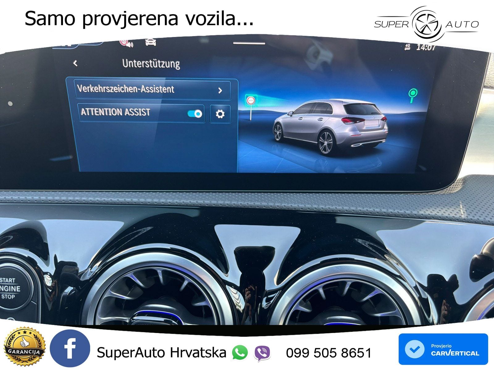 Mercedes-Benz A 200 7G-DCT AMG LED+GR SJED+ACC