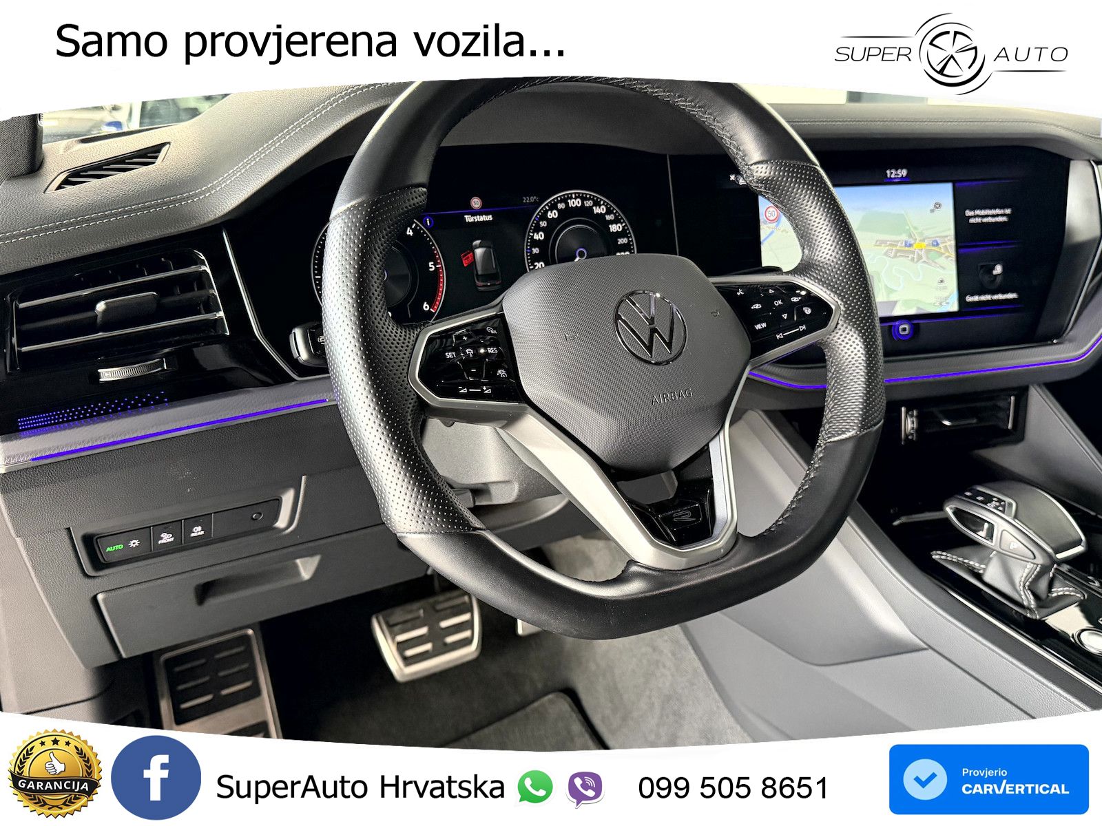 Volkswagen Touareg 3.0 V6 TDI (286 KS) 4MOTION Tiptronic R-Line LED+GR SJED+ACC