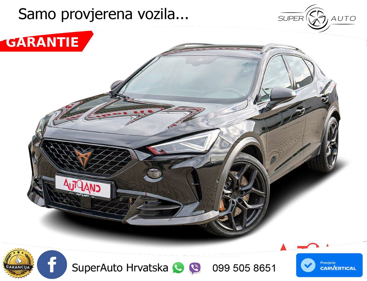 Cupra Formentor VZ5 2.5 TSI (390 KS) 4Drive DSG LED+GR SJED+ACC