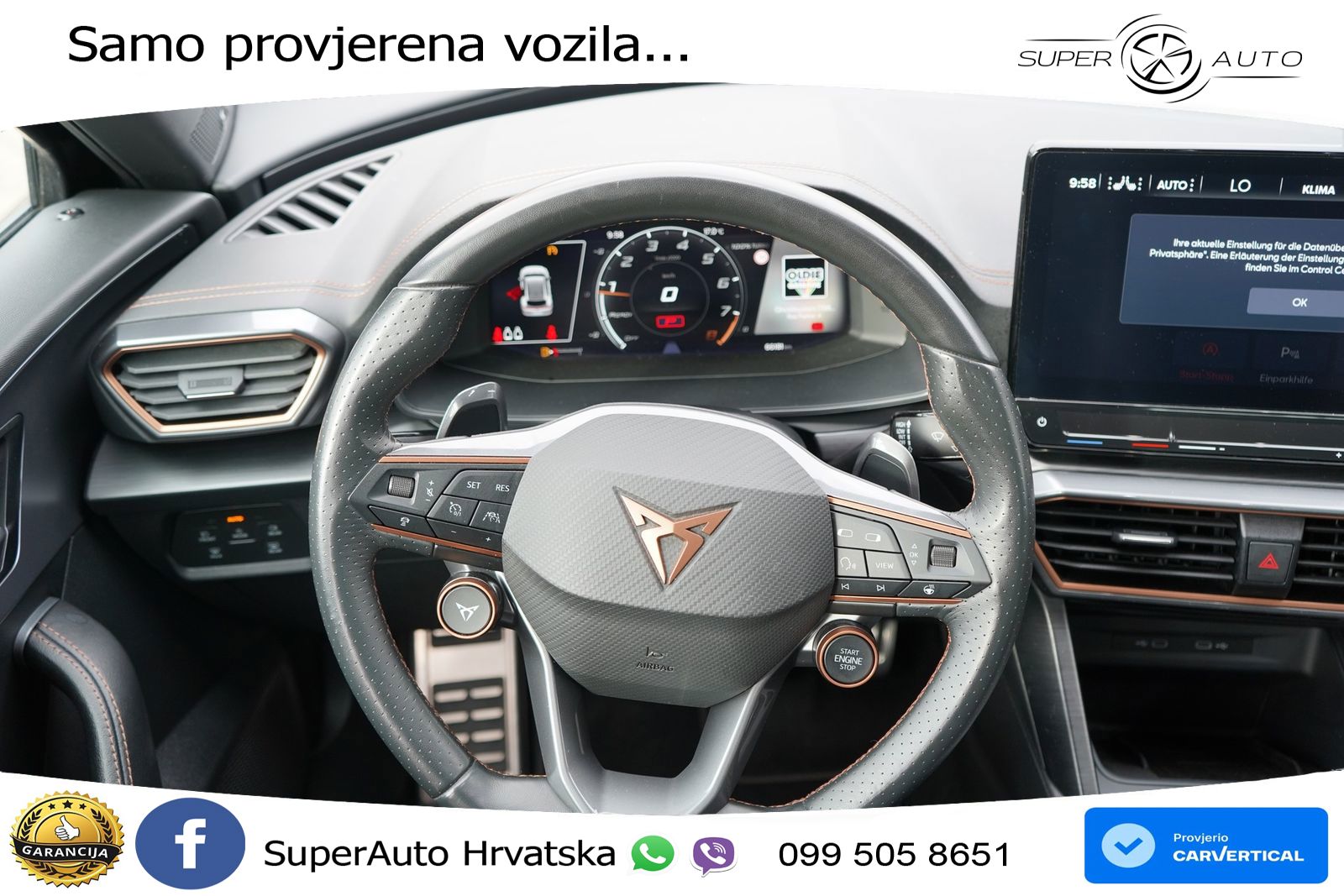 Cupra Formentor VZ5 2.5 TSI (390 KS) 4Drive DSG LED+GR SJED+ACC
