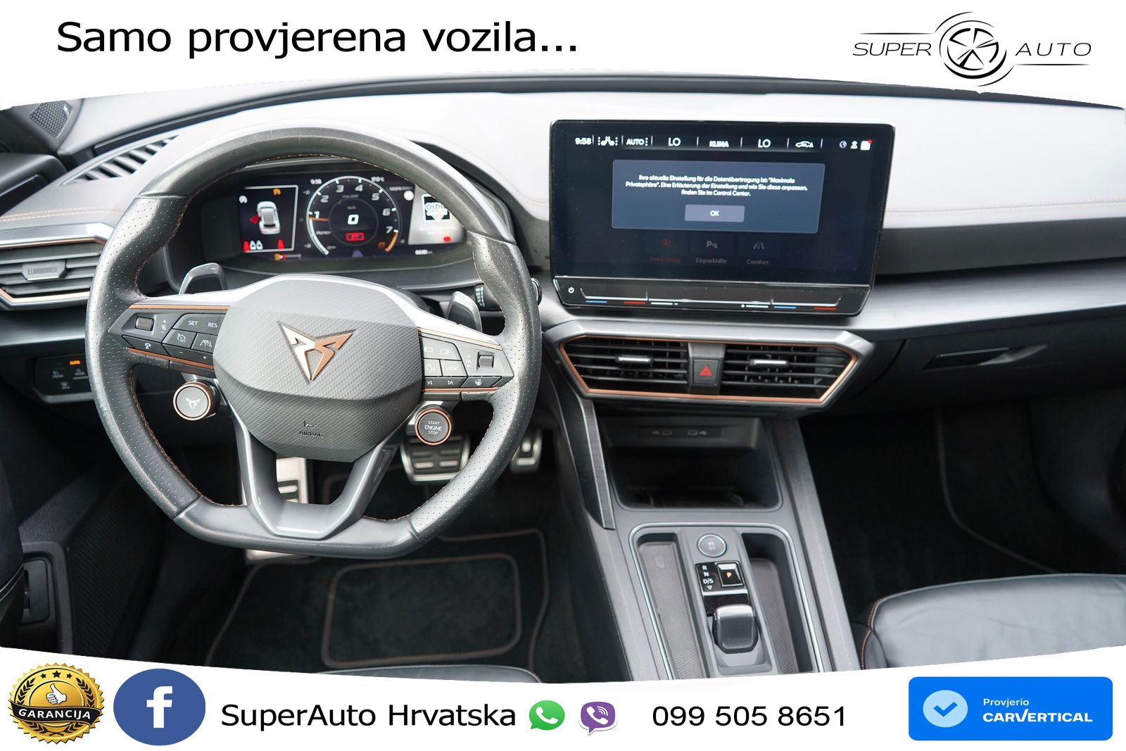 Cupra Formentor VZ5 2.5 TSI (390 KS) 4Drive DSG LED+GR SJED+ACC