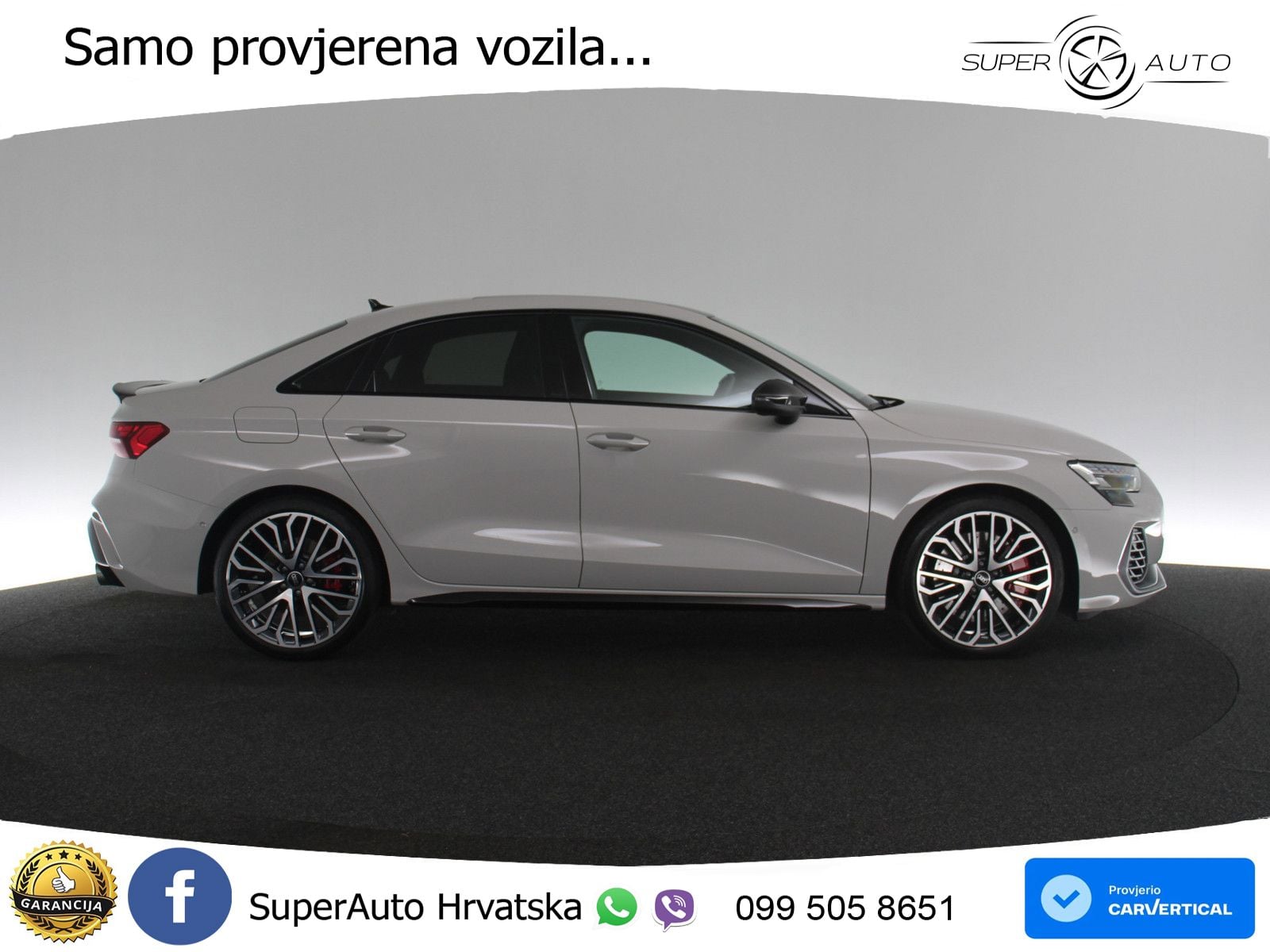 Audi S3 Limuzina 2.0 TFSI (333 KS) quattro S tronic MATRIX+GR SJED+KAM