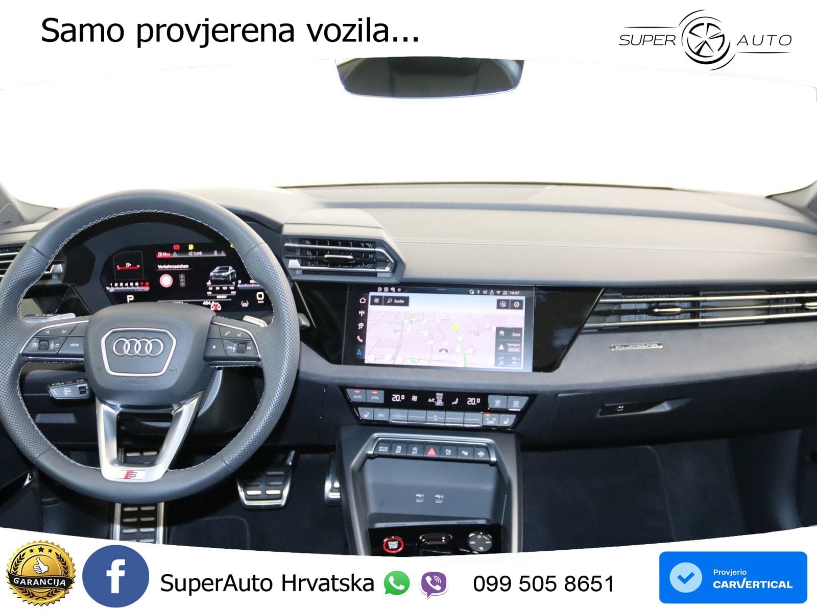 Audi S3 Limuzina 2.0 TFSI (333 KS) quattro S tronic MATRIX+GR SJED+KAM