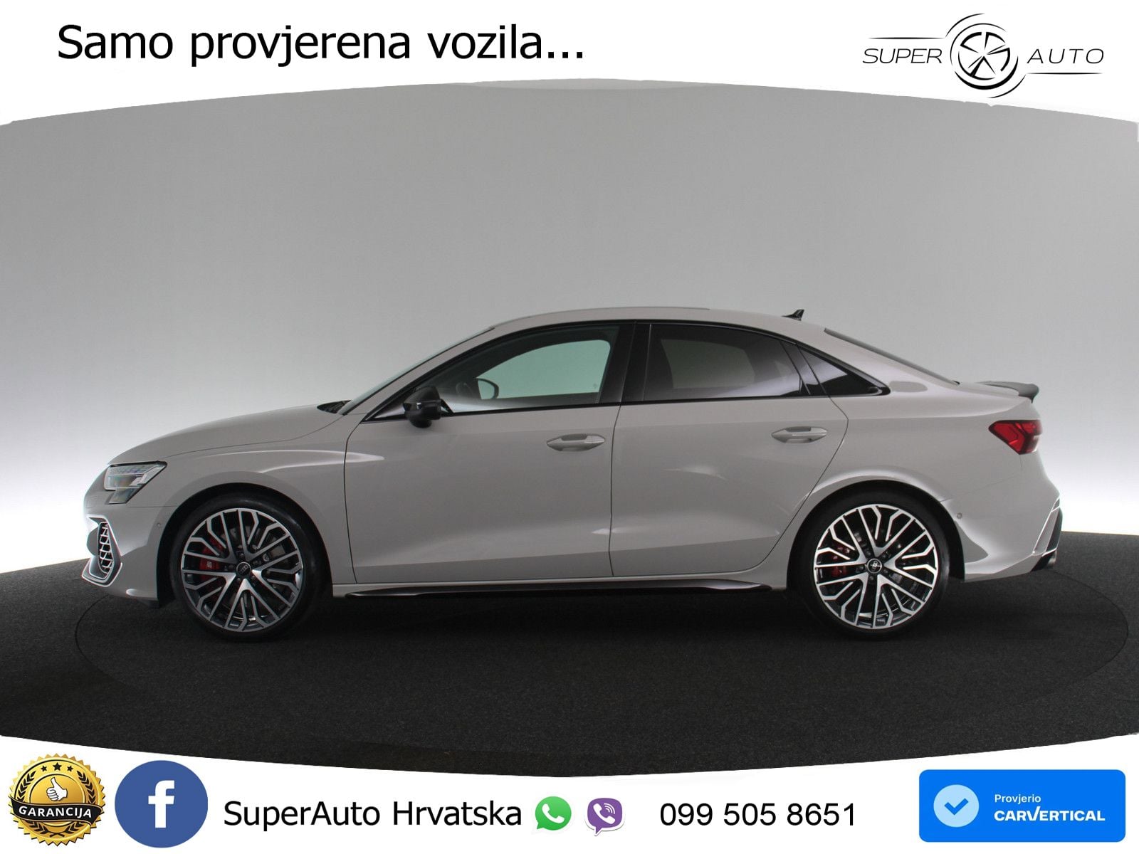 Audi S3 Limuzina 2.0 TFSI (333 KS) quattro S tronic MATRIX+GR SJED+KAM