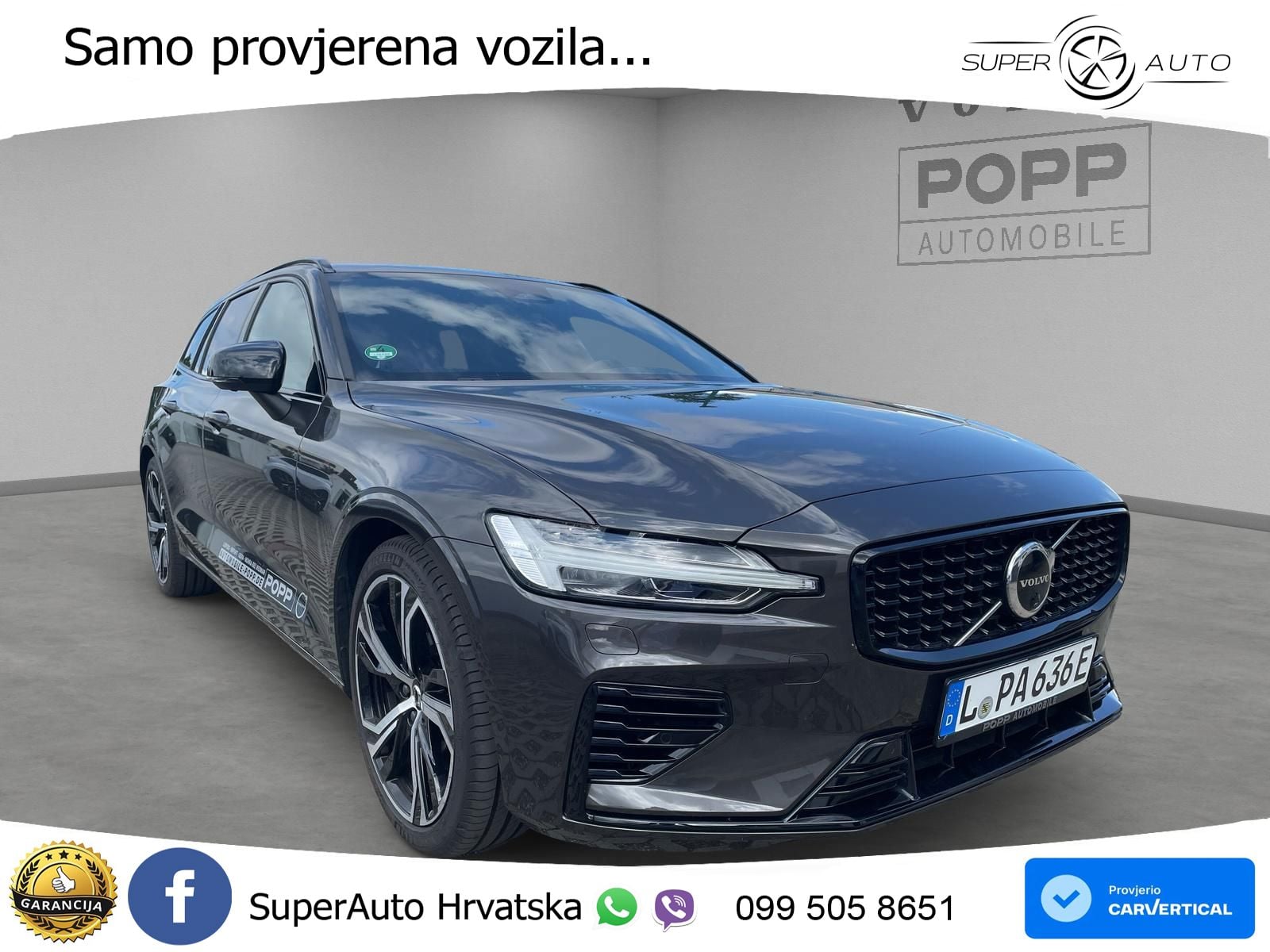Volvo V60 2.0 T6 AWD Geartronic LED+GR SJED+ACC