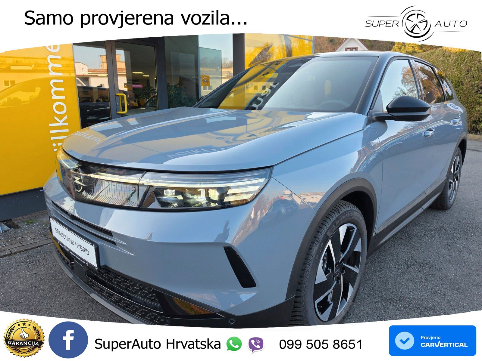 Opel Grandland 1.2 Turbo (145 KS) Hybrid eDCT GS LED+GR SJED+ACC