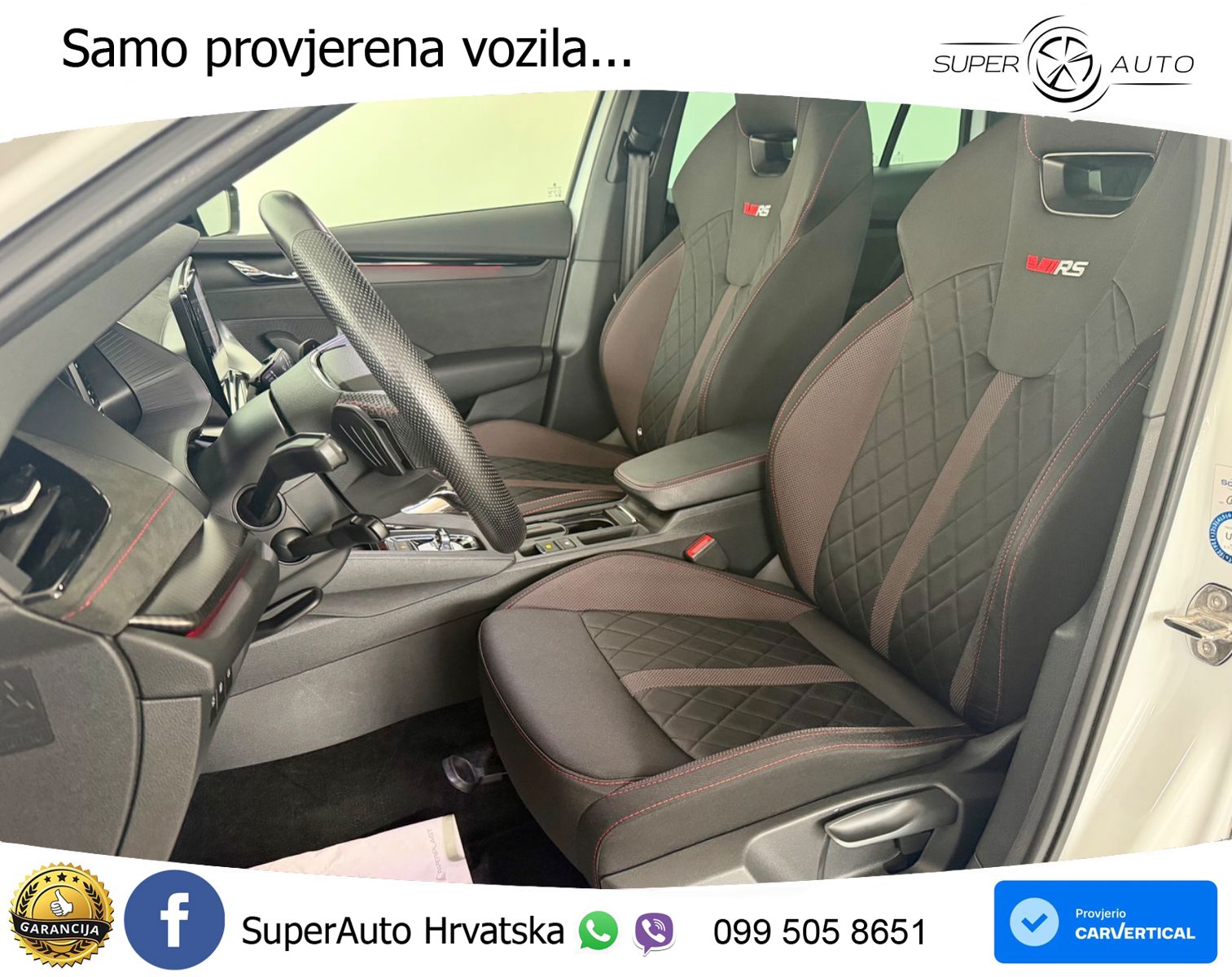 Škoda Octavia Combi RS 2.0 TDI (200 KS) DSG LED+GR SJED+ACC