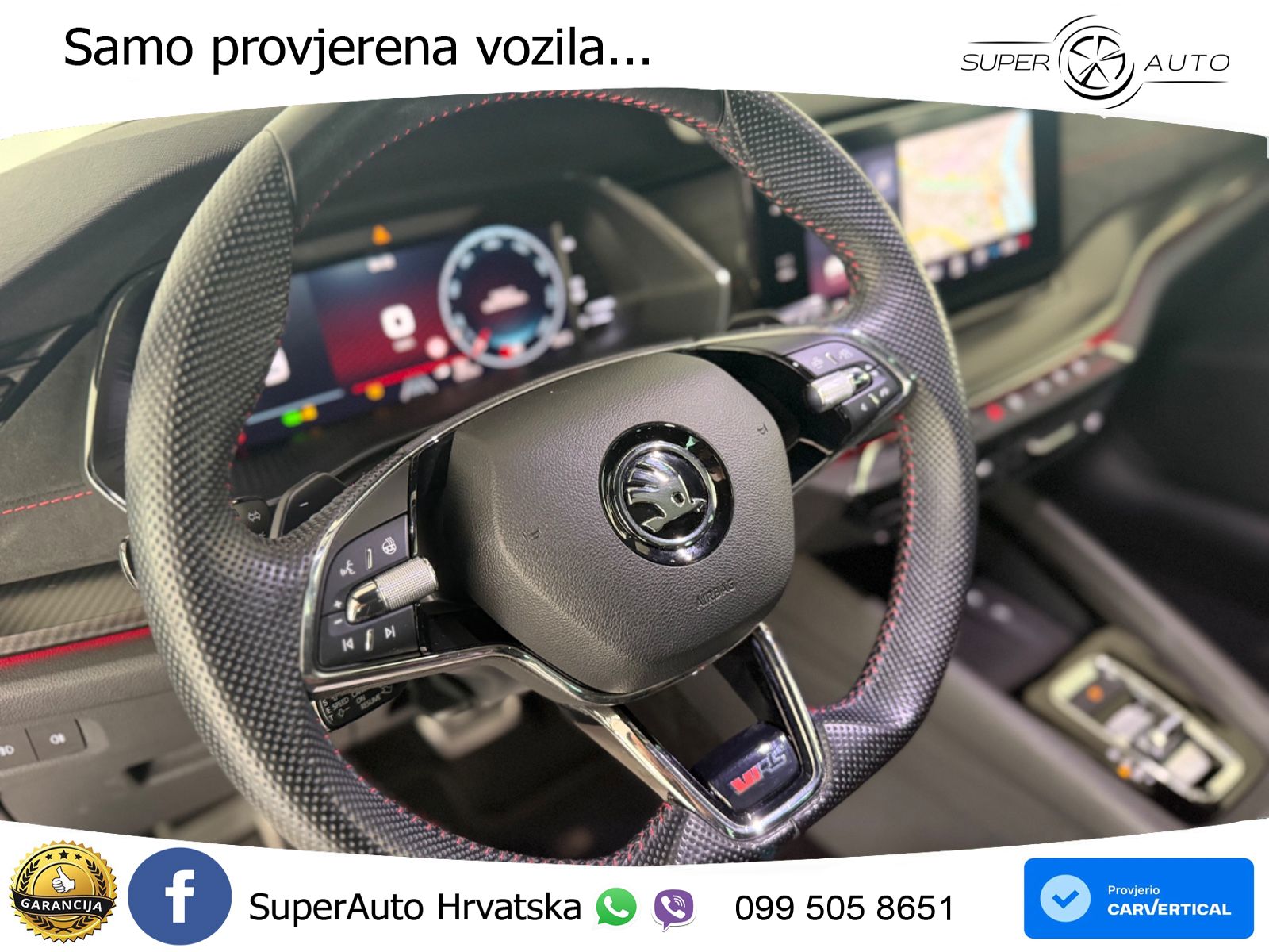 Škoda Octavia Combi RS 2.0 TDI (200 KS) DSG LED+GR SJED+ACC