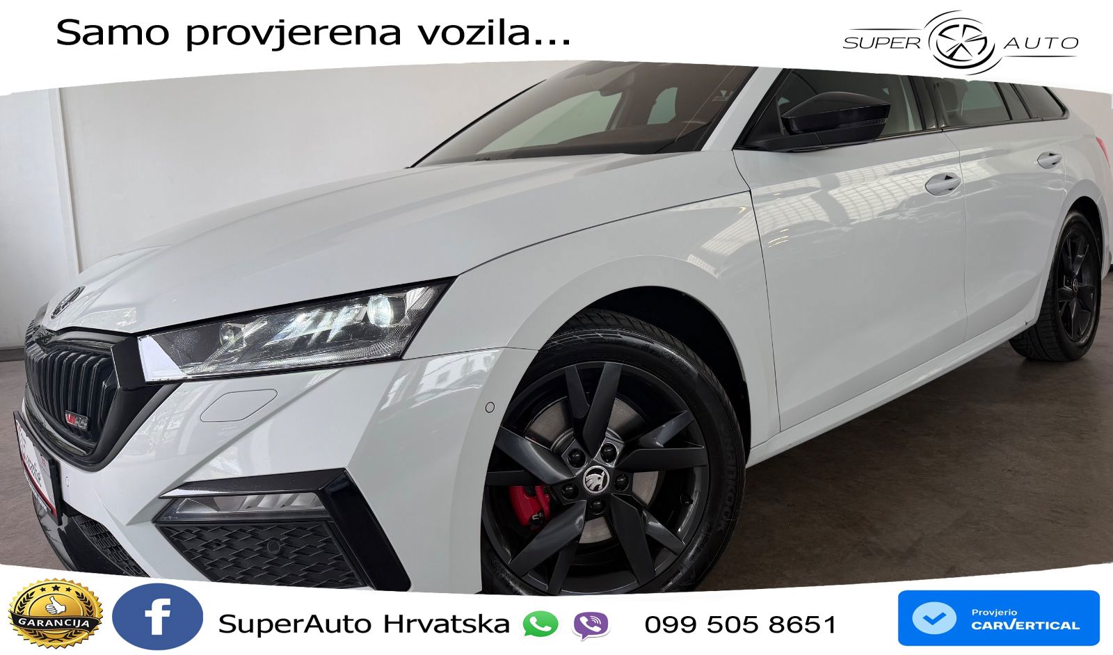 Škoda Octavia Combi RS 2.0 TDI (200 KS) DSG LED+GR SJED+ACC