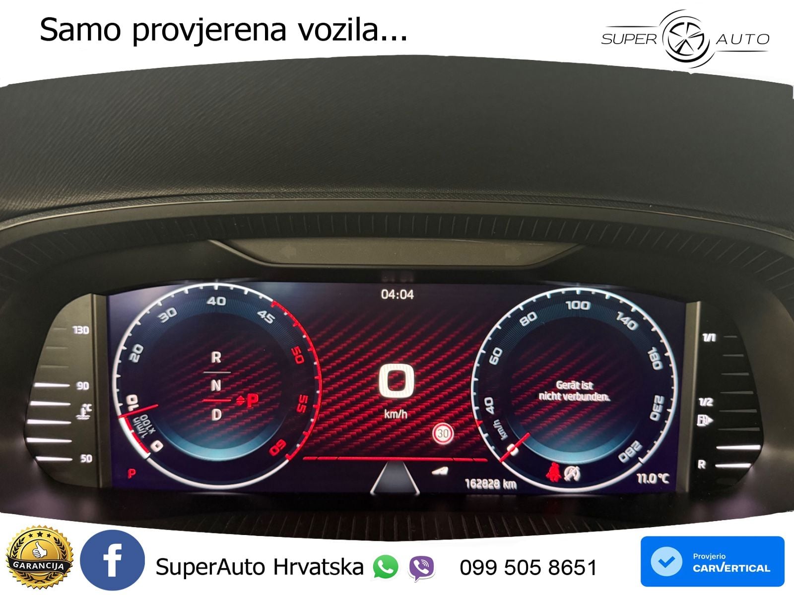 Škoda Octavia Combi RS 2.0 TDI (200 KS) DSG LED+GR SJED+ACC