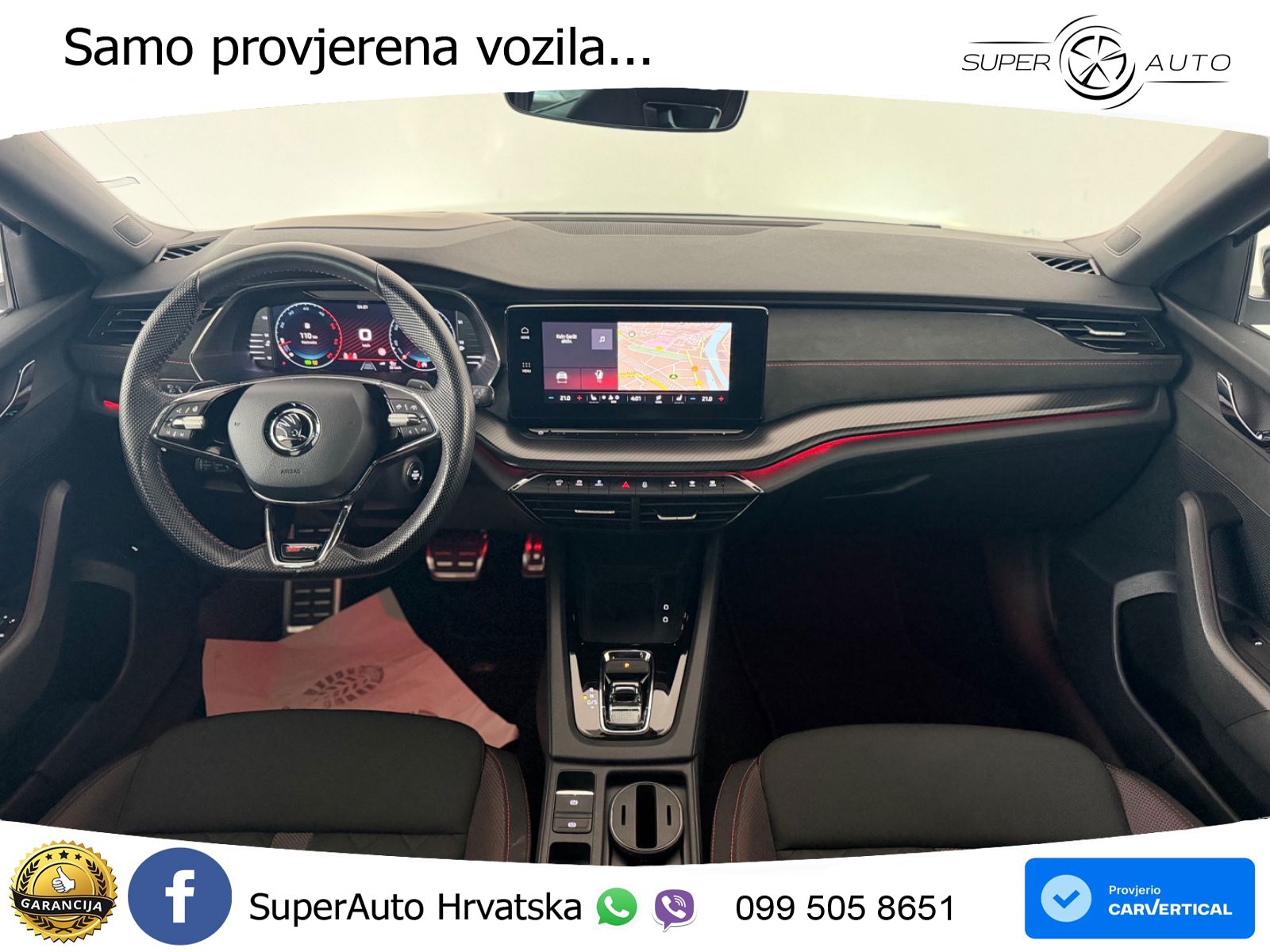 Škoda Octavia Combi RS 2.0 TDI (200 KS) DSG LED+GR SJED+ACC