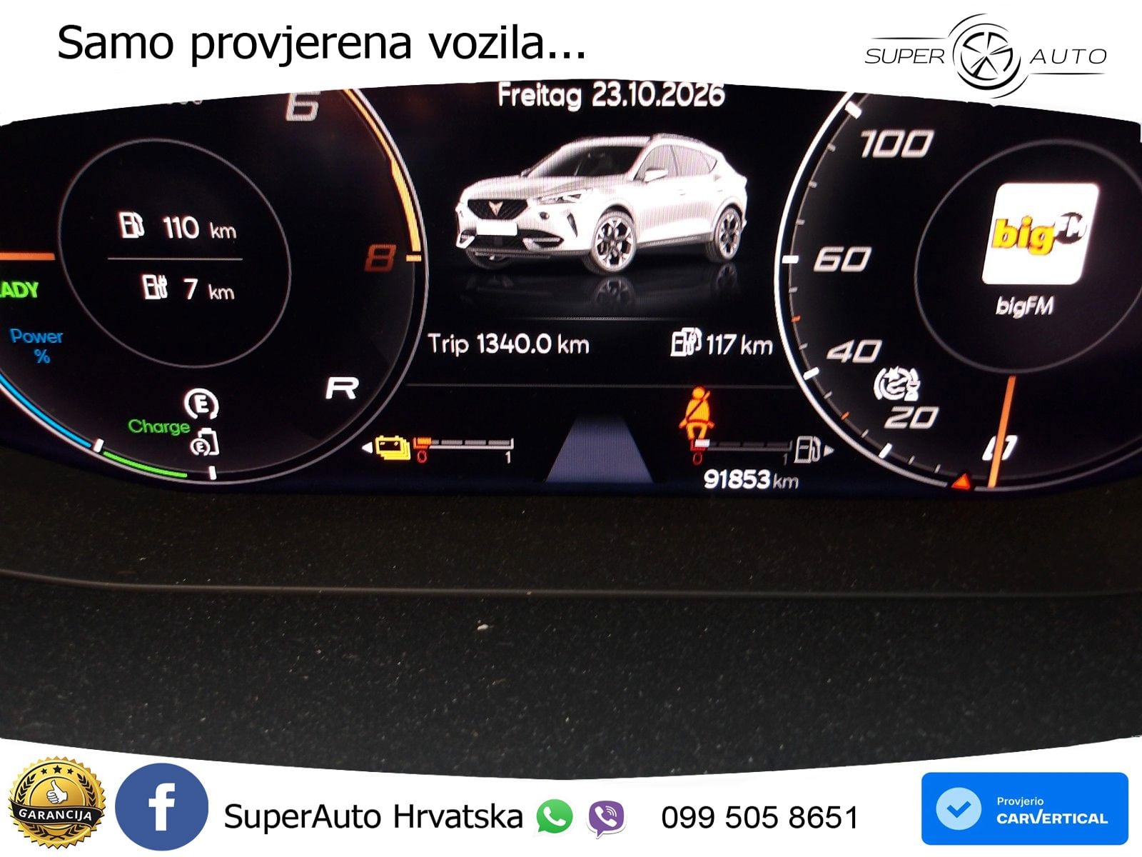 Cupra Formentor 1.4 TSI (245 KS) e-Hybrid DSG VZ LED+GR SJED+ACC