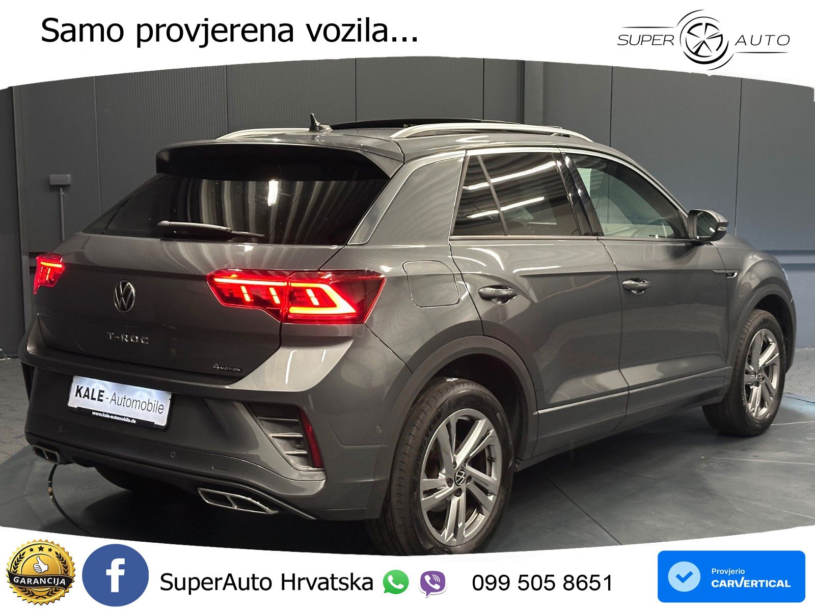 Volkswagen T-Roc 2.0 TDI (150 KS) 4M DSG LED+GR SJED+ACC