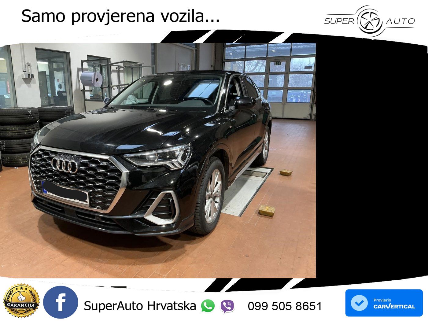 Audi Q3 Sportback 40 TDI (200 KS) quattro S tronic S line LED+GR SJED+ACC
