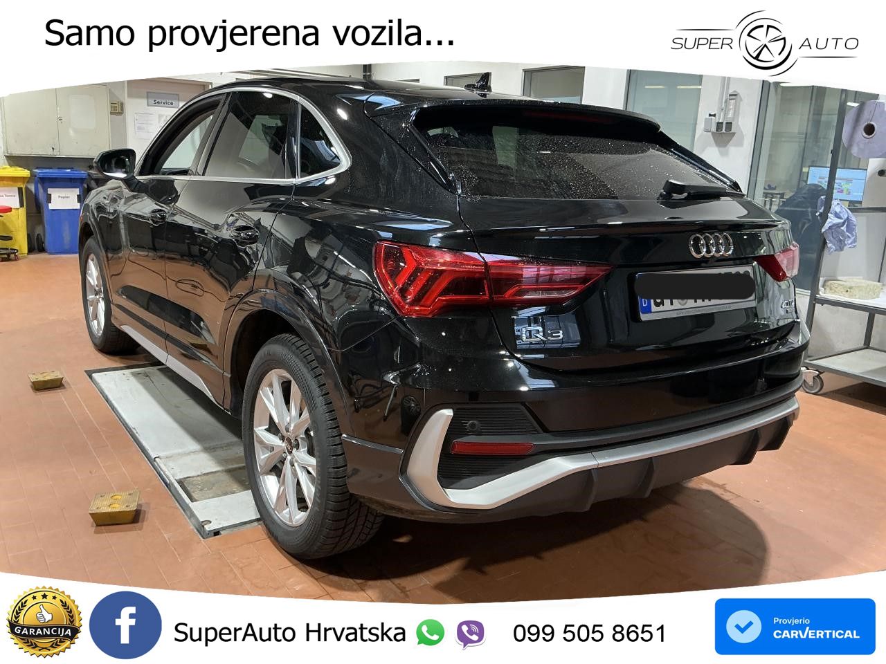 Audi Q3 Sportback 40 TDI (200 KS) quattro S tronic S line LED+GR SJED+ACC