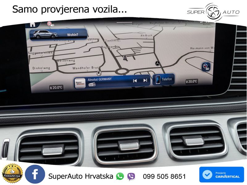Mercedes GLE 350de (333 KS) 4MATIC 9G-TRONIC AMG ZRAČNI+ACC+GR SJED+360+PANO