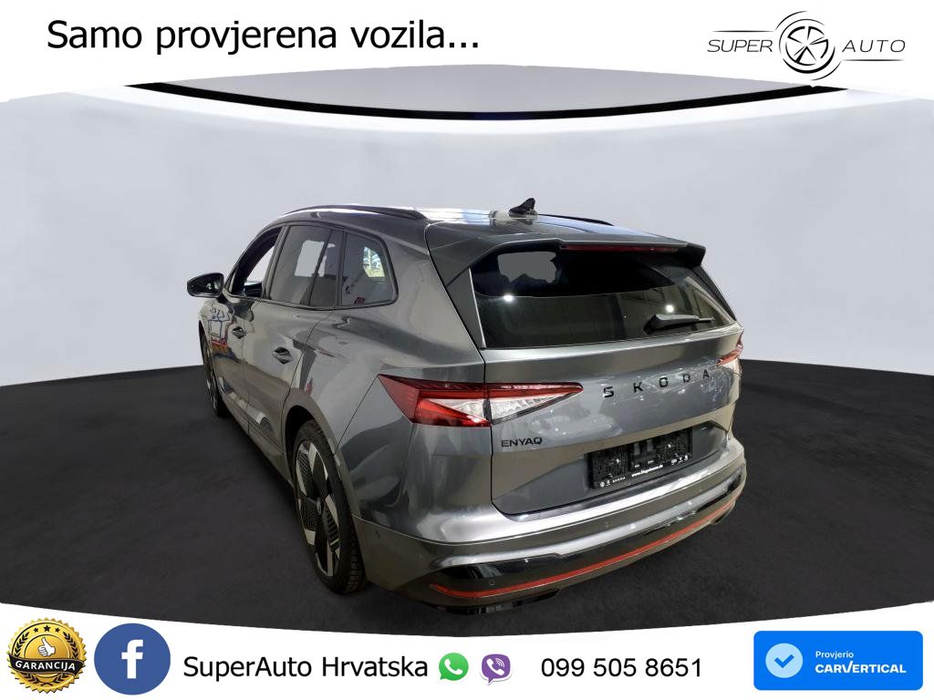 Škoda Enyaq iV RS 82 kWh (340 KS) AWD Suite ACC+HEAD+4xGR SJED+360+PANO