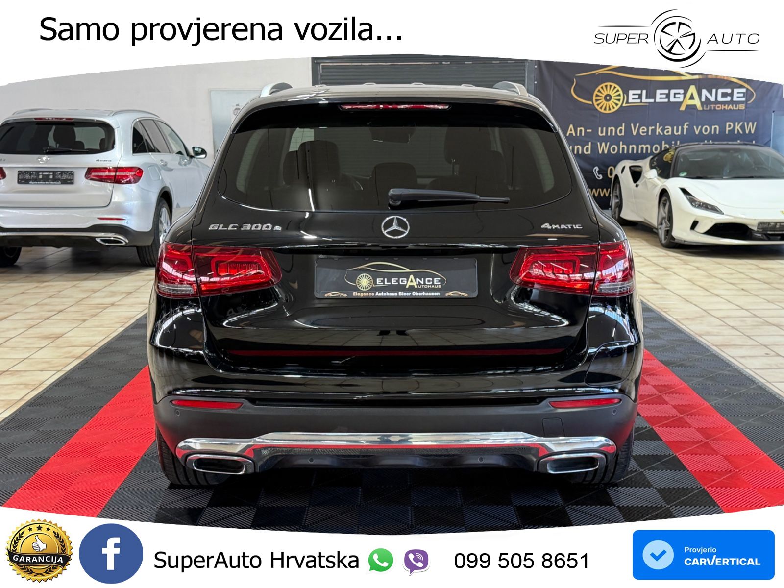 Mercedes GLC 300e (320 KS) 4MATIC 9G-TRONIC ZRAČNI+ACC+GR SJED+360
