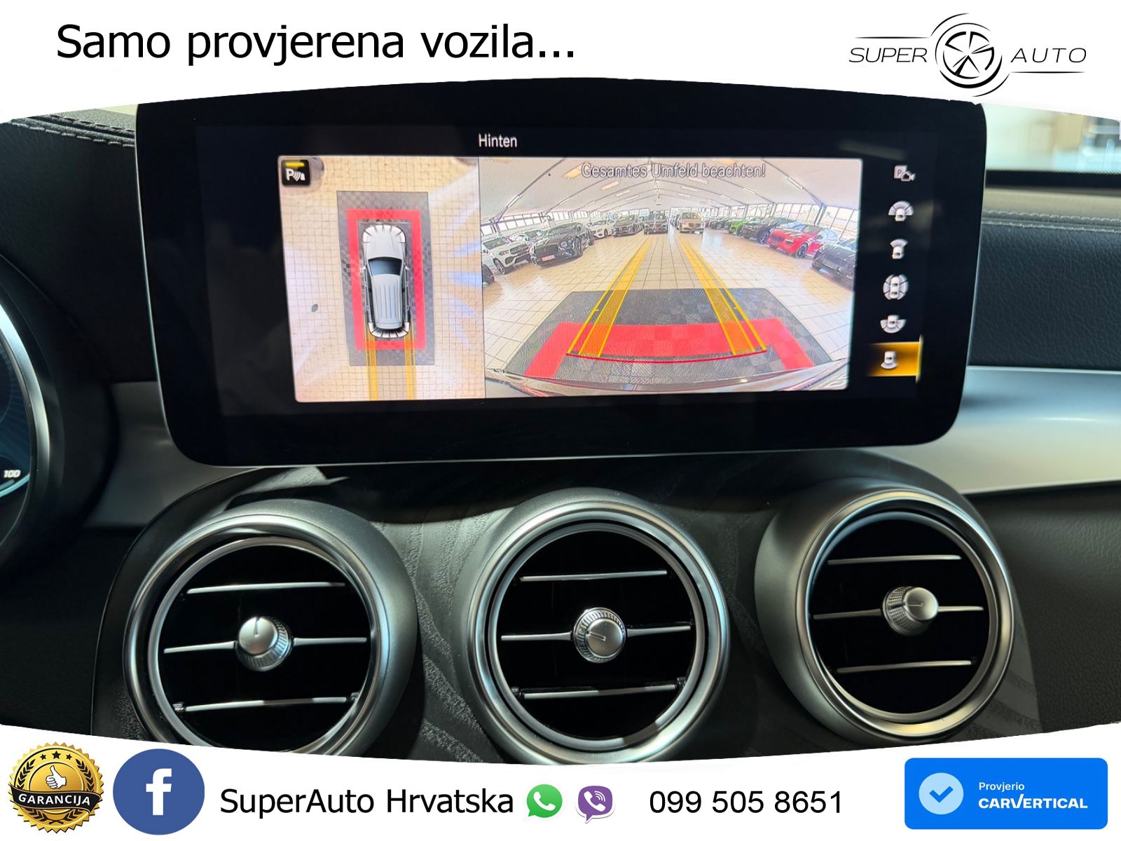 Mercedes GLC 300e (320 KS) 4MATIC 9G-TRONIC ZRAČNI+ACC+GR SJED+360