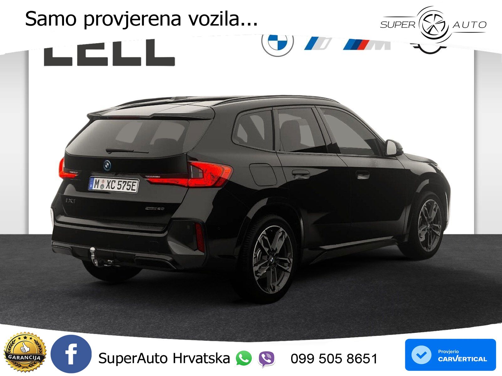 BMW iX1 66.5 kWh (204 KS) eDrive20 LED+GR SJED+ACC