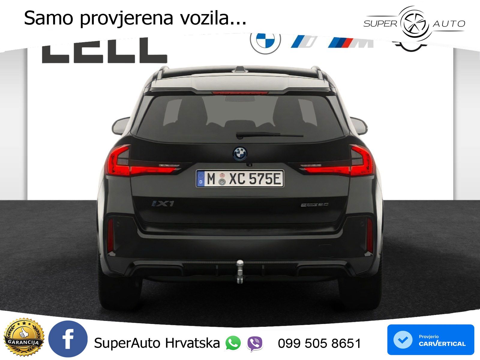 BMW iX1 66.5 kWh (204 KS) eDrive20 LED+GR SJED+ACC