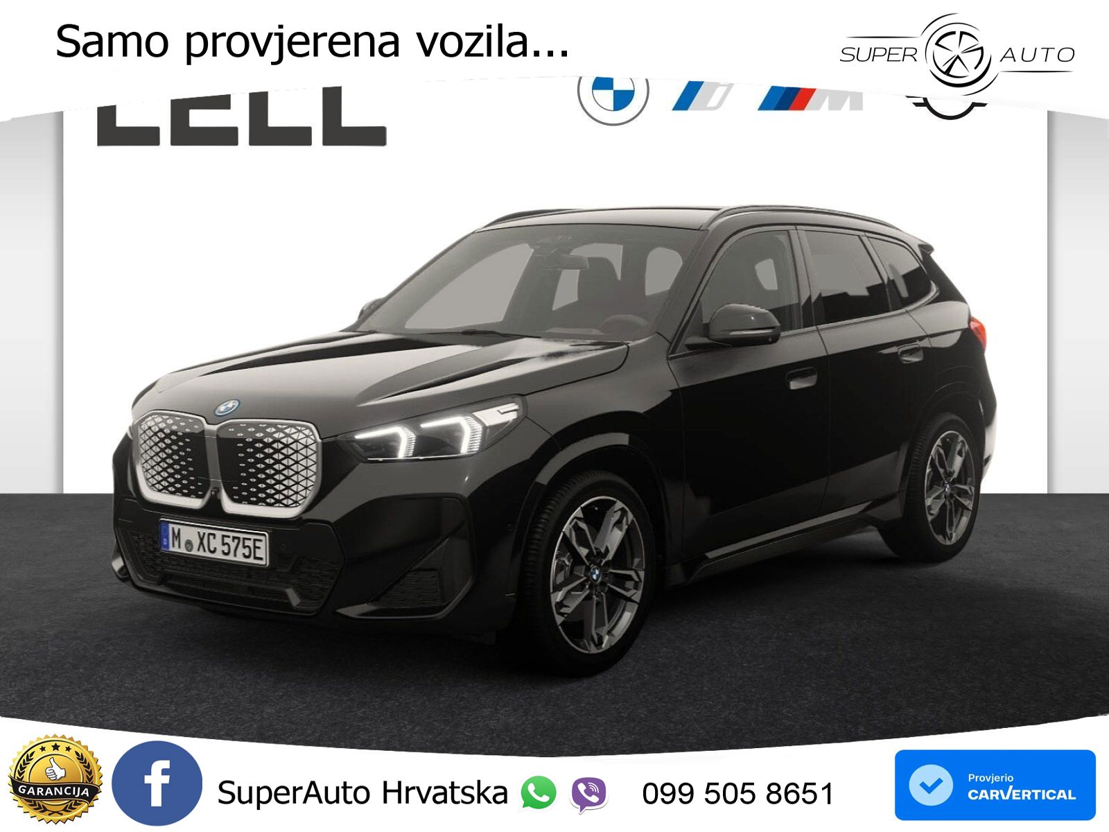 BMW iX1 66.5 kWh (204 KS) eDrive20 LED+GR SJED+ACC