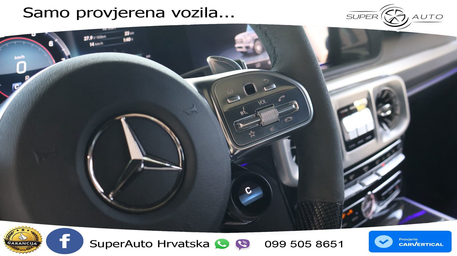 Mercedes AMG G 63 Long V8 (585 KS) 4MATIC 9G-TRONIC AMG SPEEDSHIFT PLUS LED+GR SJED+ACC