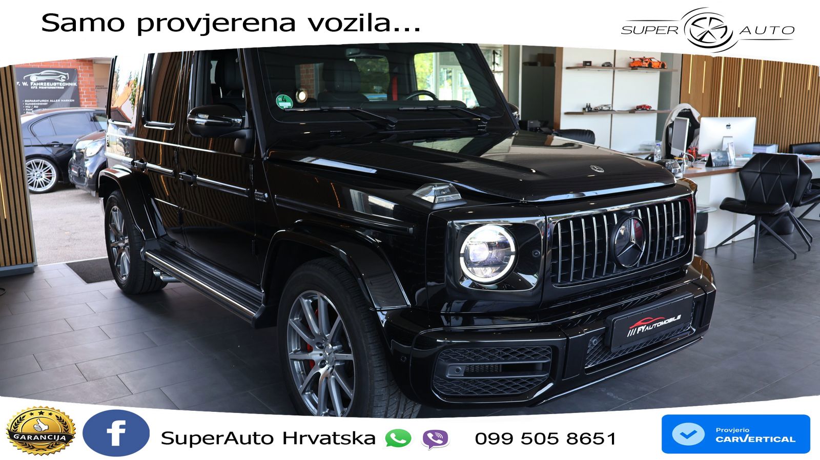 Mercedes AMG G 63 Long V8 (585 KS) 4MATIC 9G-TRONIC AMG SPEEDSHIFT PLUS LED+GR SJED+ACC
