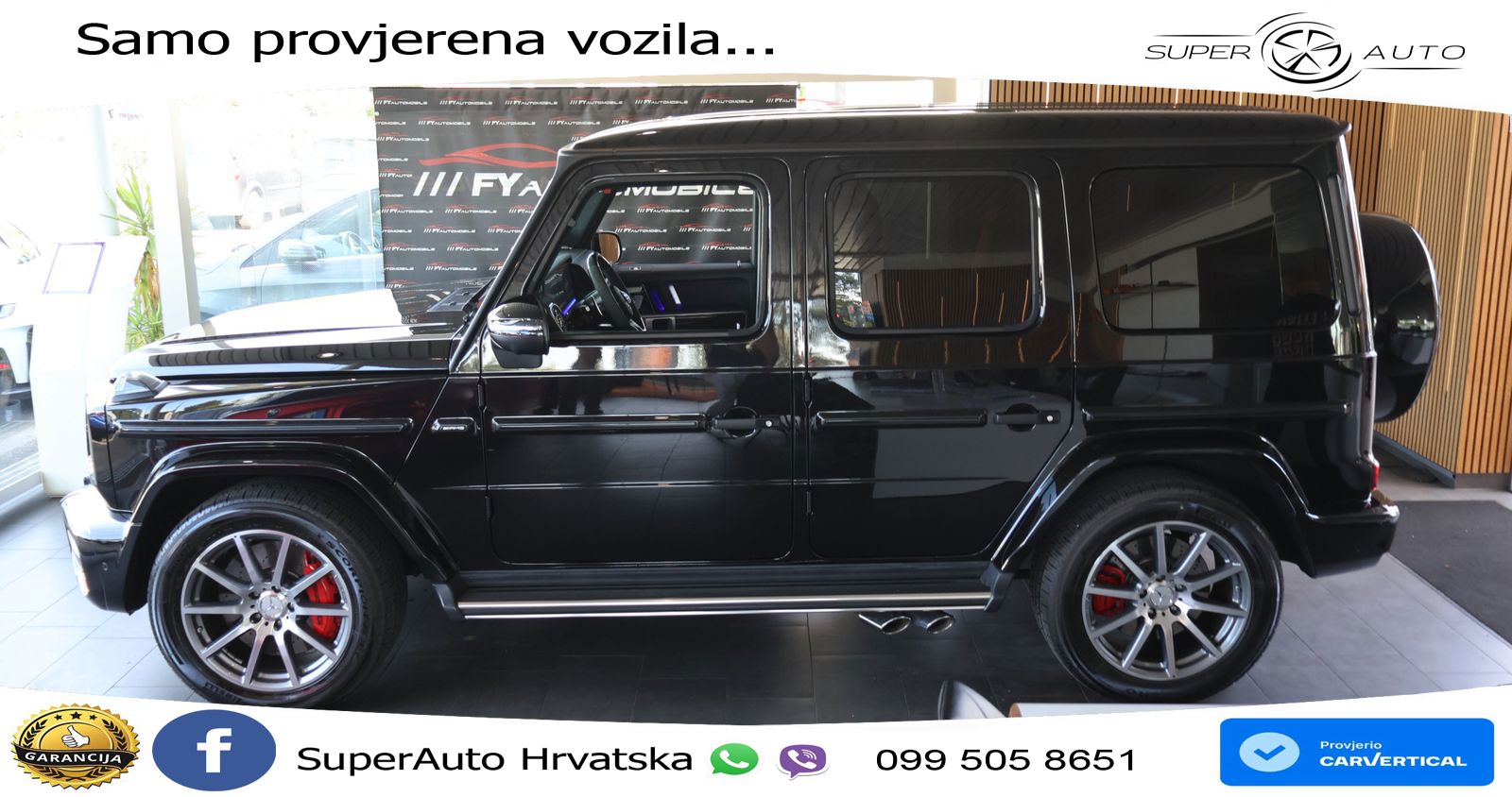Mercedes AMG G 63 Long V8 (585 KS) 4MATIC 9G-TRONIC AMG SPEEDSHIFT PLUS LED+GR SJED+ACC