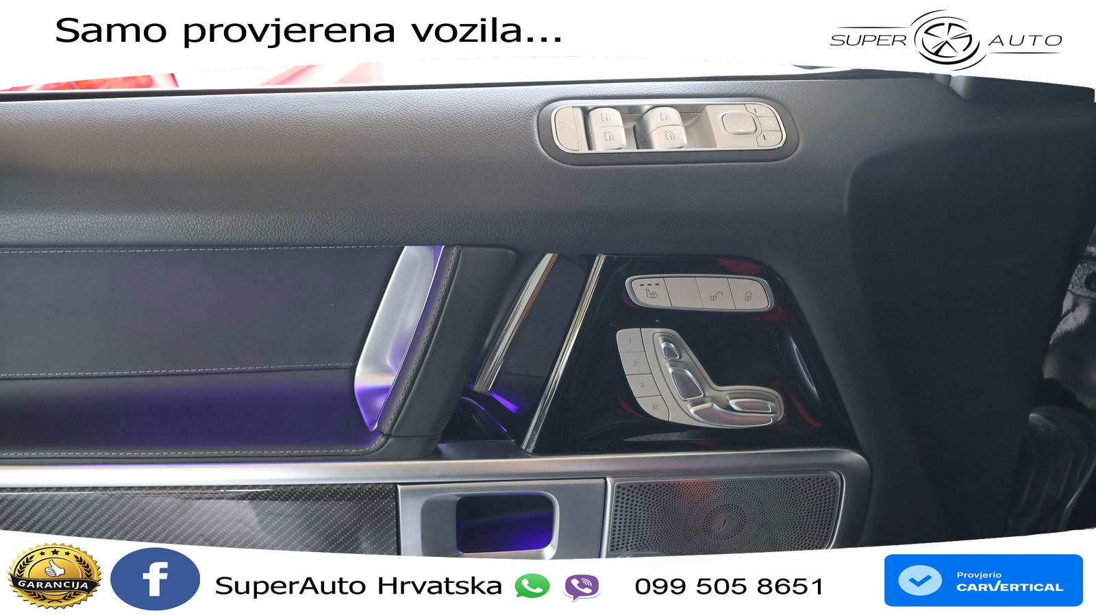 Mercedes AMG G 63 Long V8 (585 KS) 4MATIC 9G-TRONIC AMG SPEEDSHIFT PLUS LED+GR SJED+ACC