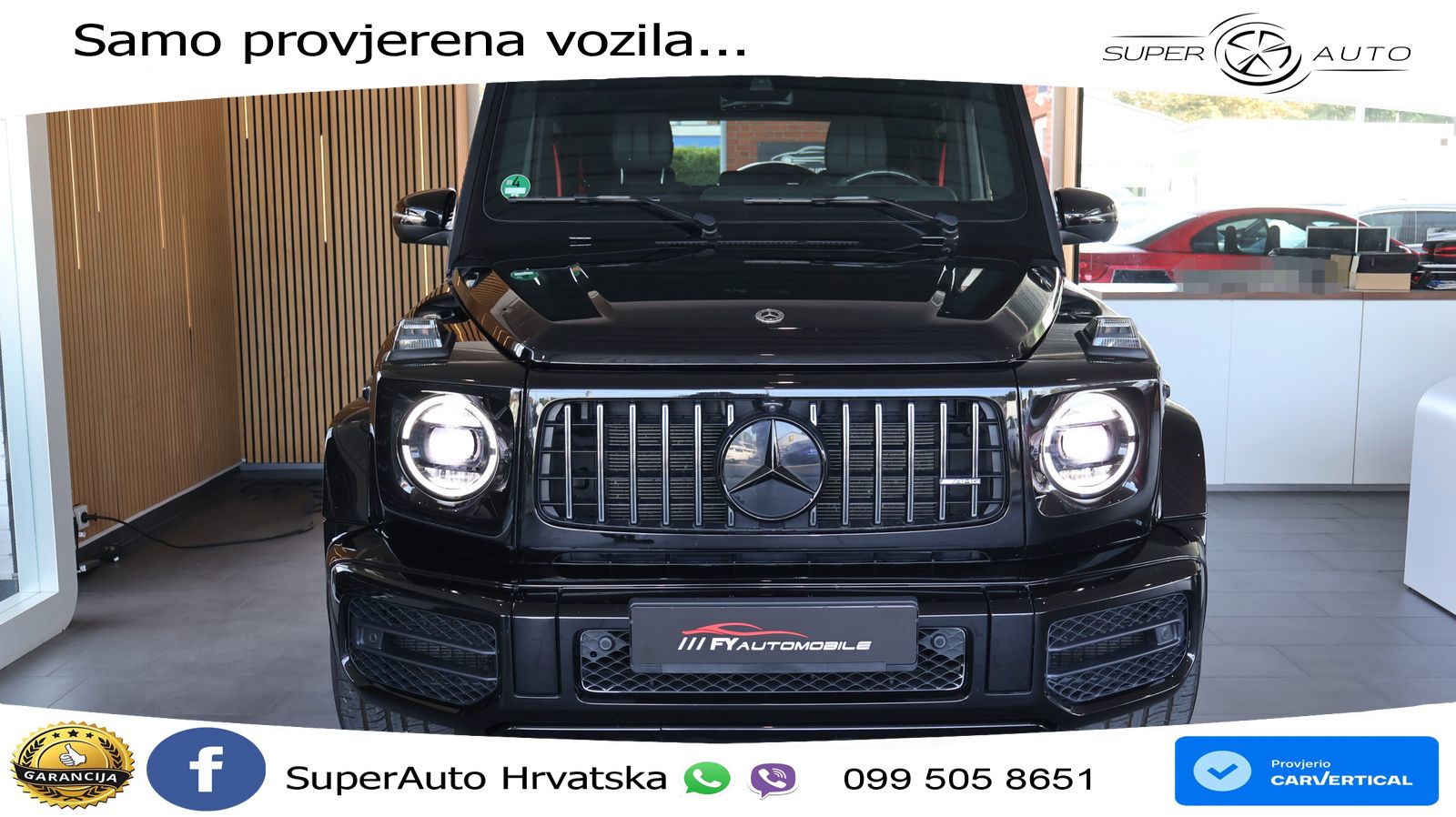Mercedes AMG G 63 Long V8 (585 KS) 4MATIC 9G-TRONIC AMG SPEEDSHIFT PLUS LED+GR SJED+ACC