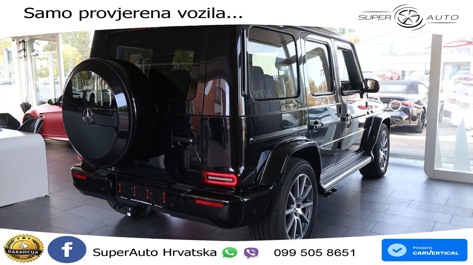 Mercedes AMG G 63 Long V8 (585 KS) 4MATIC 9G-TRONIC AMG SPEEDSHIFT PLUS LED+GR SJED+ACC