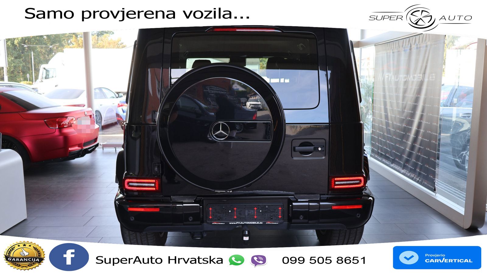 Mercedes AMG G 63 Long V8 (585 KS) 4MATIC 9G-TRONIC AMG SPEEDSHIFT PLUS LED+GR SJED+ACC