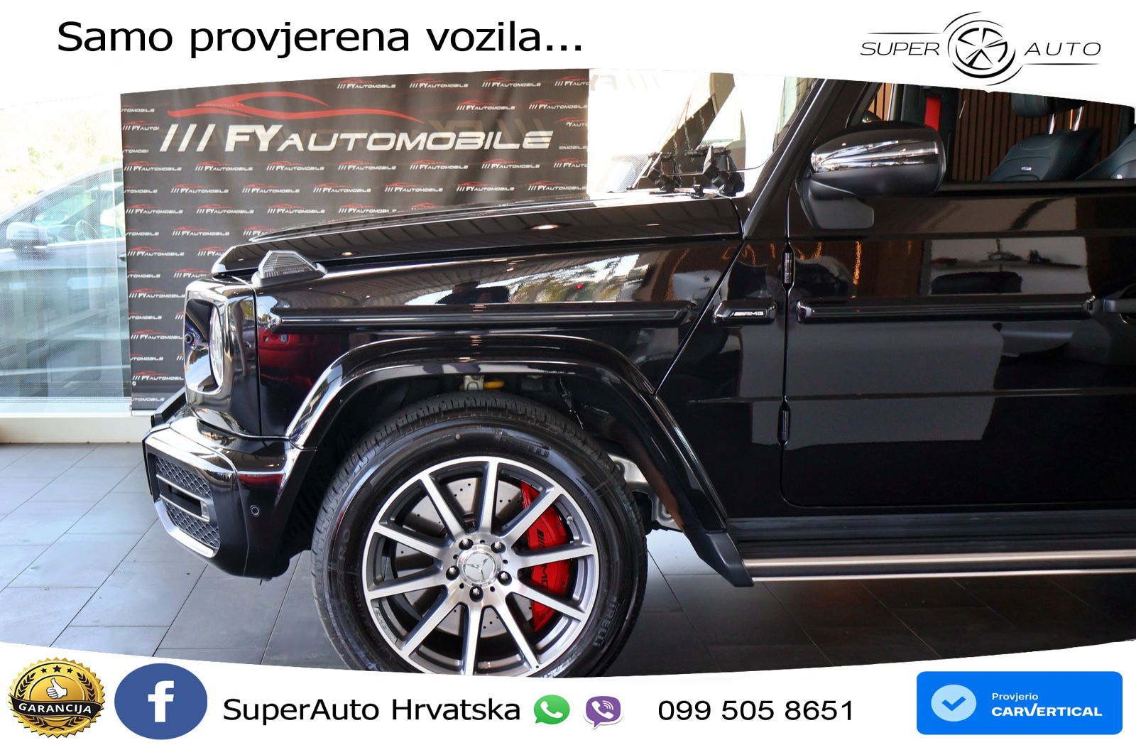 Mercedes AMG G 63 Long V8 (585 KS) 4MATIC 9G-TRONIC AMG SPEEDSHIFT PLUS LED+GR SJED+ACC