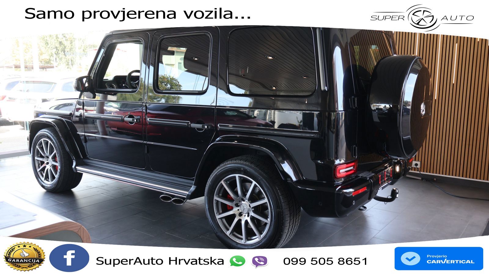 Mercedes AMG G 63 Long V8 (585 KS) 4MATIC 9G-TRONIC AMG SPEEDSHIFT PLUS LED+GR SJED+ACC