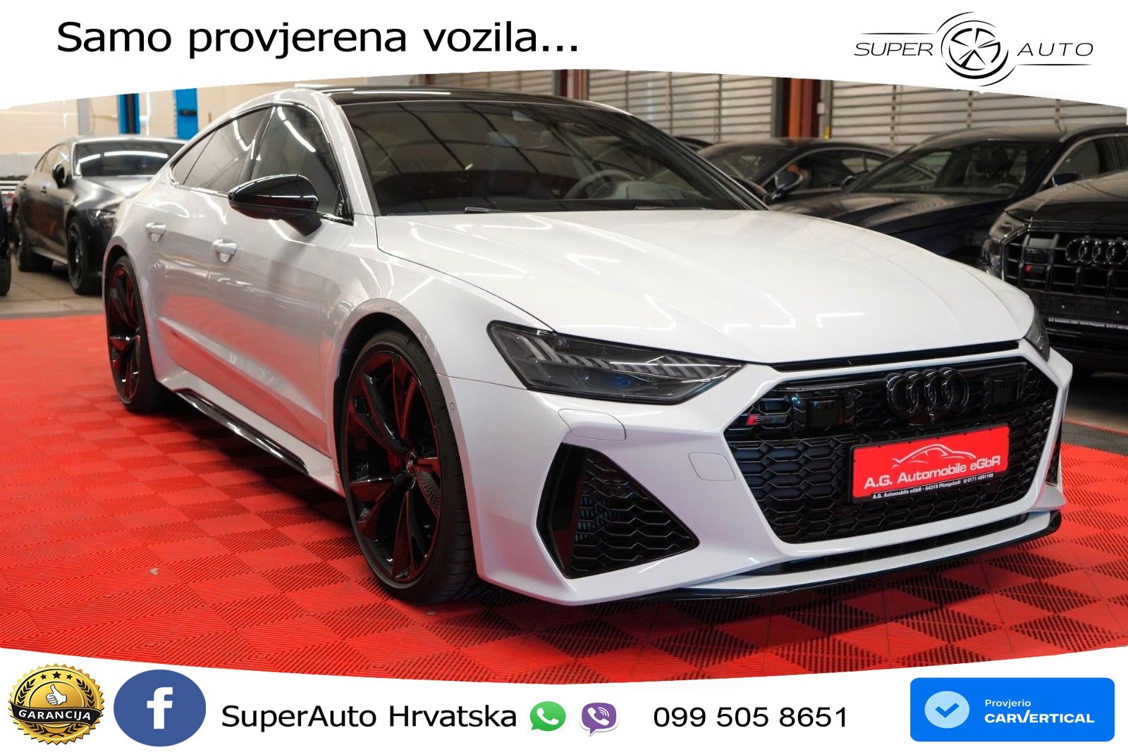 Audi RS7 4.0 TFSI V8 (600 KS) quattro tiptronic LED+GR SJED+ACC
