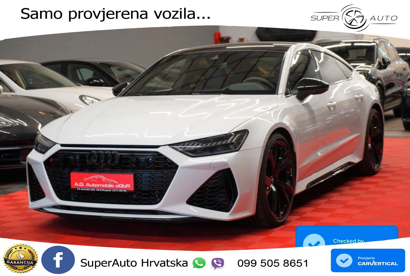 Audi RS7 4.0 TFSI V8 (600 KS) quattro tiptronic LED+GR SJED+ACC