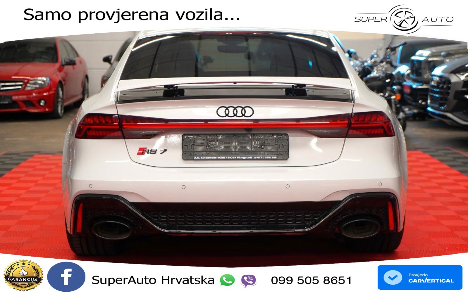 Audi RS7 4.0 TFSI V8 (600 KS) quattro tiptronic LED+GR SJED+ACC