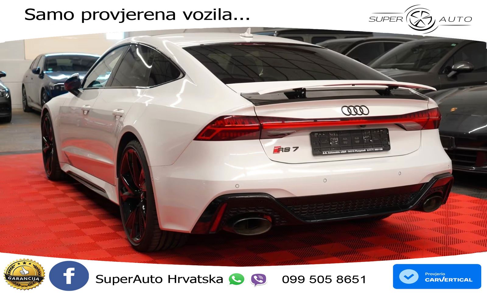 Audi RS7 4.0 TFSI V8 (600 KS) quattro tiptronic LED+GR SJED+ACC