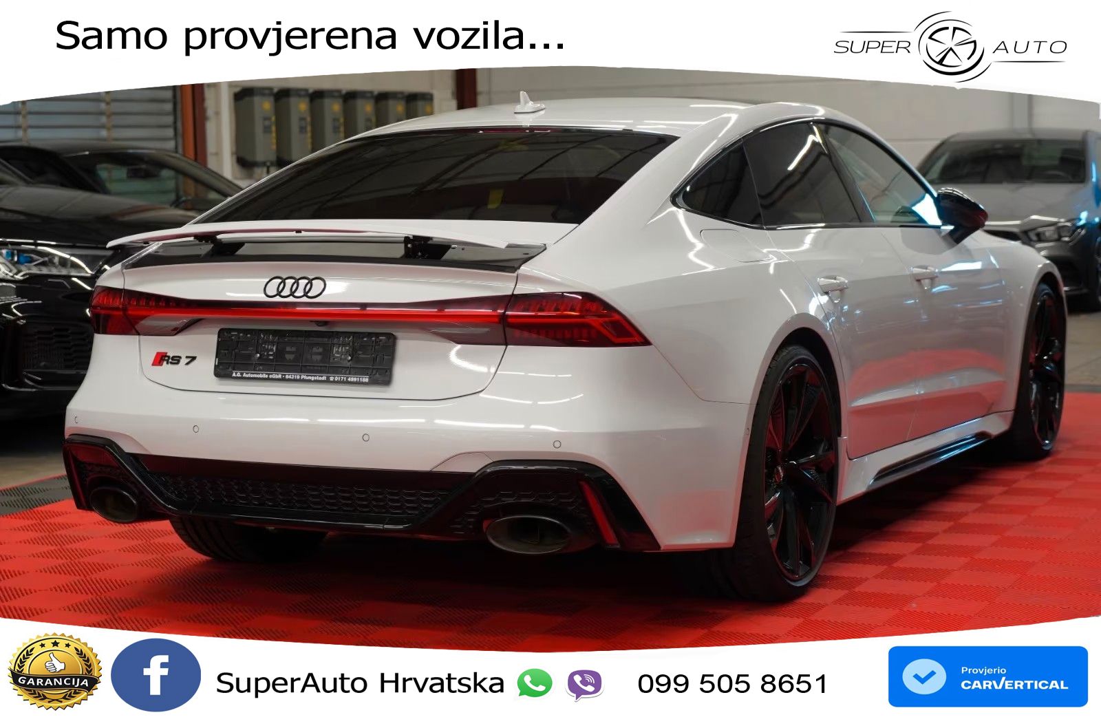 Audi RS7 4.0 TFSI V8 (600 KS) quattro tiptronic LED+GR SJED+ACC