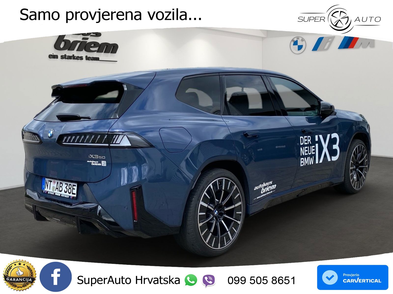 BMW iX3 50 108.7 kWh (469 KS) xDrive
