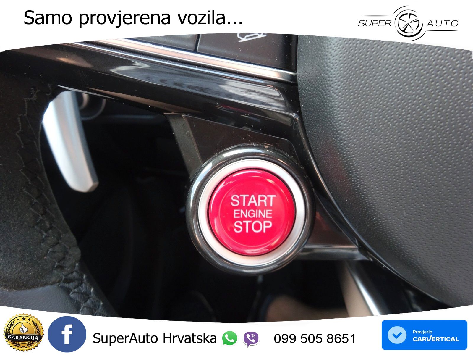 Alfa Romeo Stelvio Quadrifoglio 2.9 V6 Bi-Turbo (520 KS) Q4 Automatic LED+GR SJED+ACC